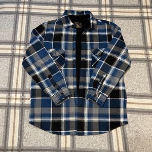 Sherpa Fleeced Flannel Jacket